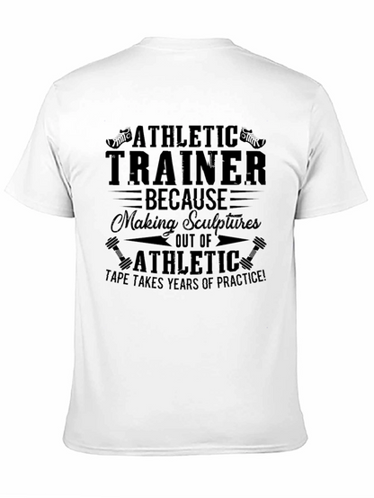 Athletic Trainer Tee - Sculptures Out of Athletic Tape!