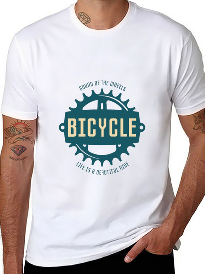 Bicycle Graphic Tee - Sound of the Wheels
