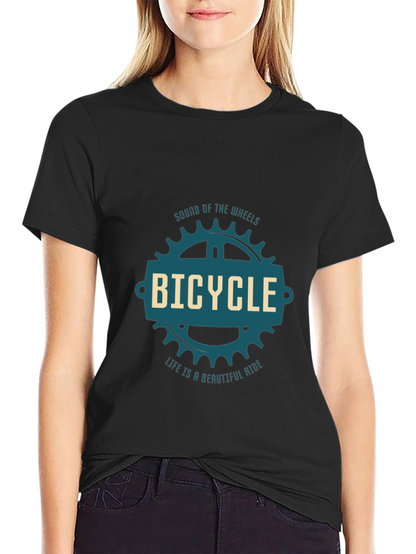 Bicycle Graphic Tee - Sound of the Wheels
