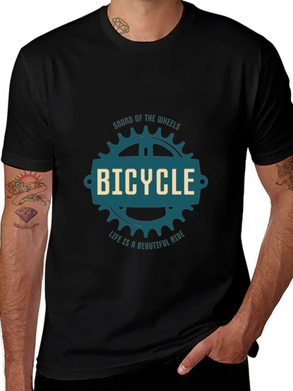 Bicycle Graphic Tee - Sound of the Wheels
