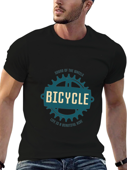 Bicycle Graphic Tee - Sound of the Wheels