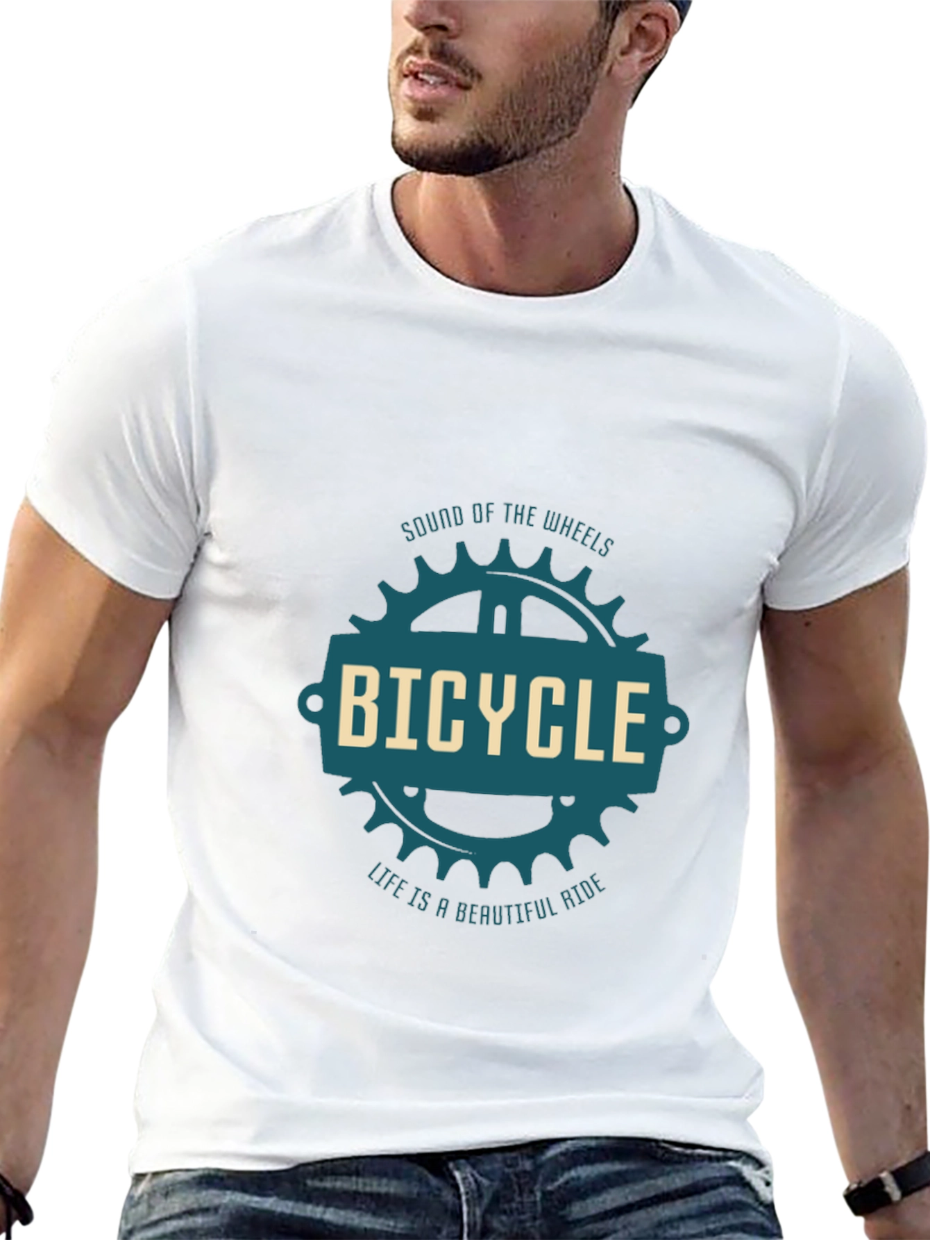 Bicycle Graphic Tee - Sound of the Wheels