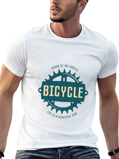 Bicycle Graphic Tee - Sound of the Wheels