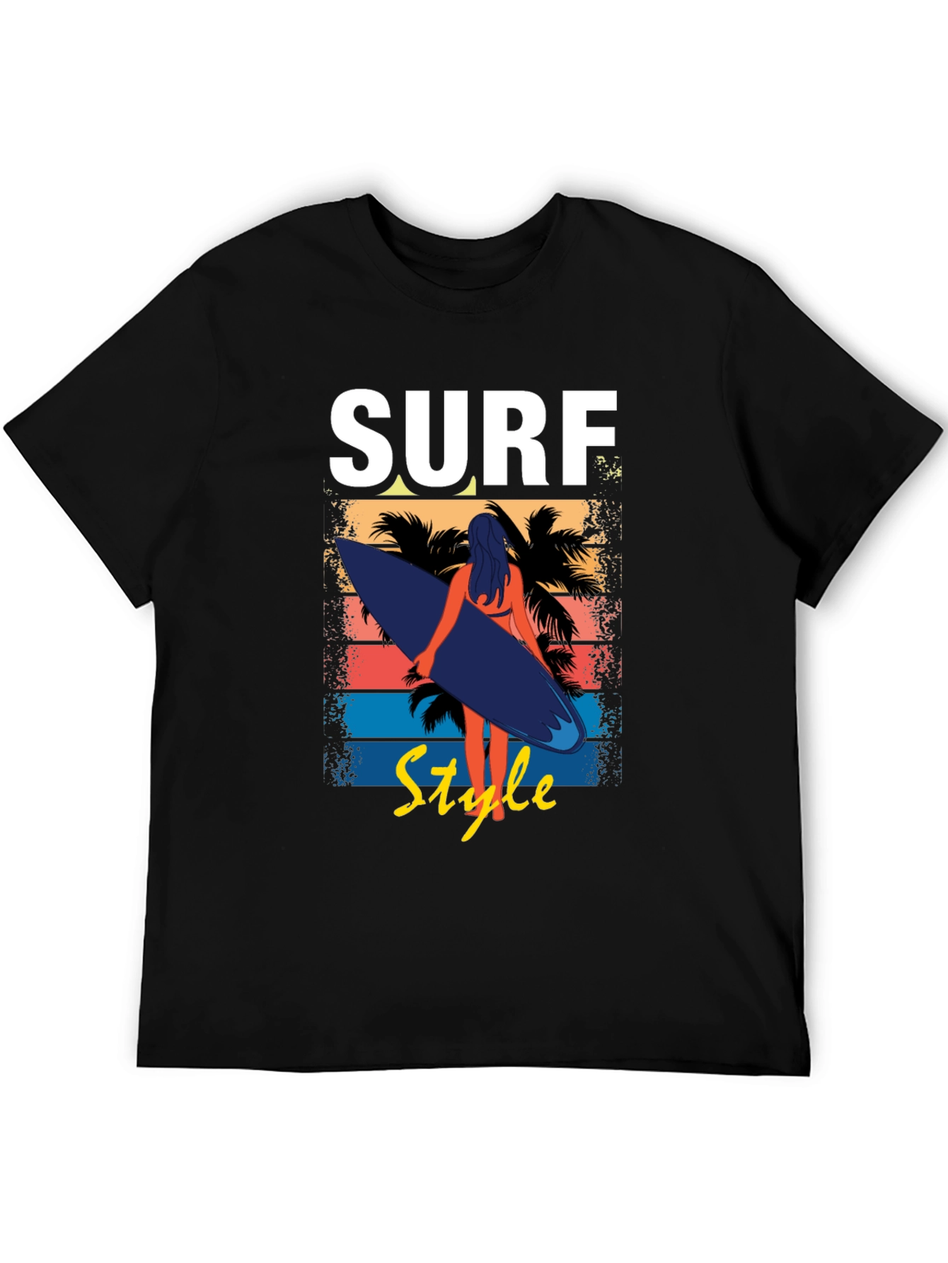 Surf Style Graphic Tee - Beach Vibes