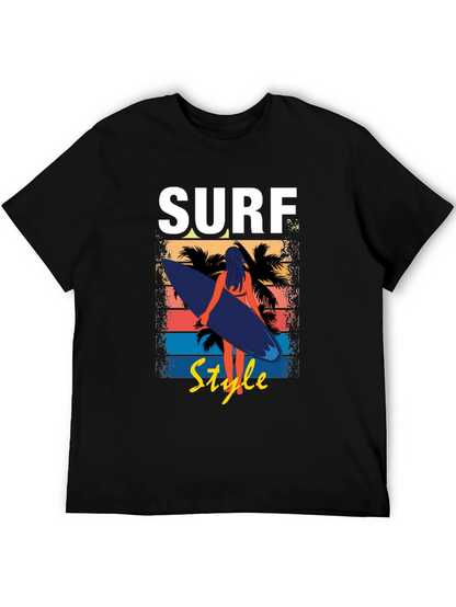 Surf Style Graphic Tee - Beach Vibes