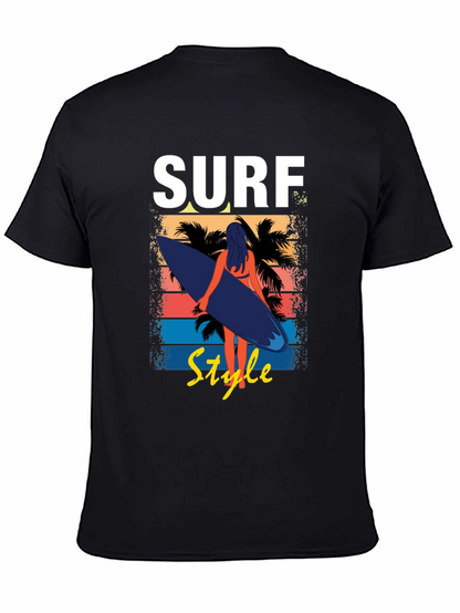 Surf Style Graphic Tee - Beach Vibes