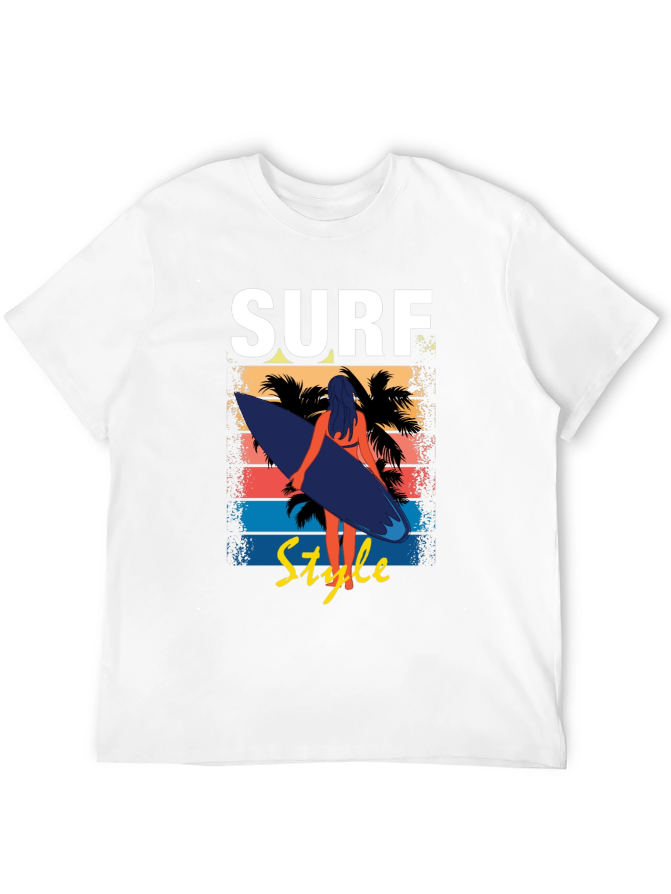 Surf Style Graphic Tee - Beach Vibes