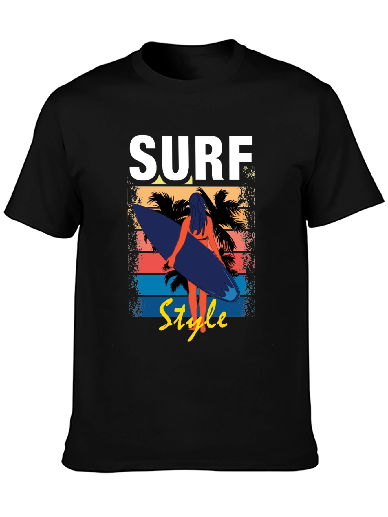 Surf Style Graphic Tee - Beach Vibes