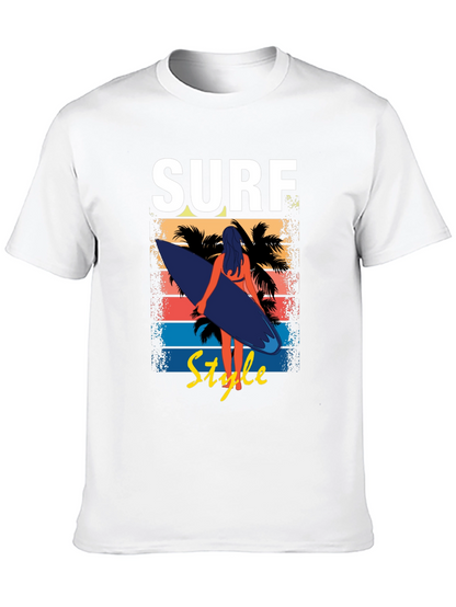 Surf Style Graphic Tee - Beach Vibes