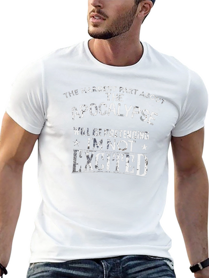 Apocalypse Excited Mens T-Shirt