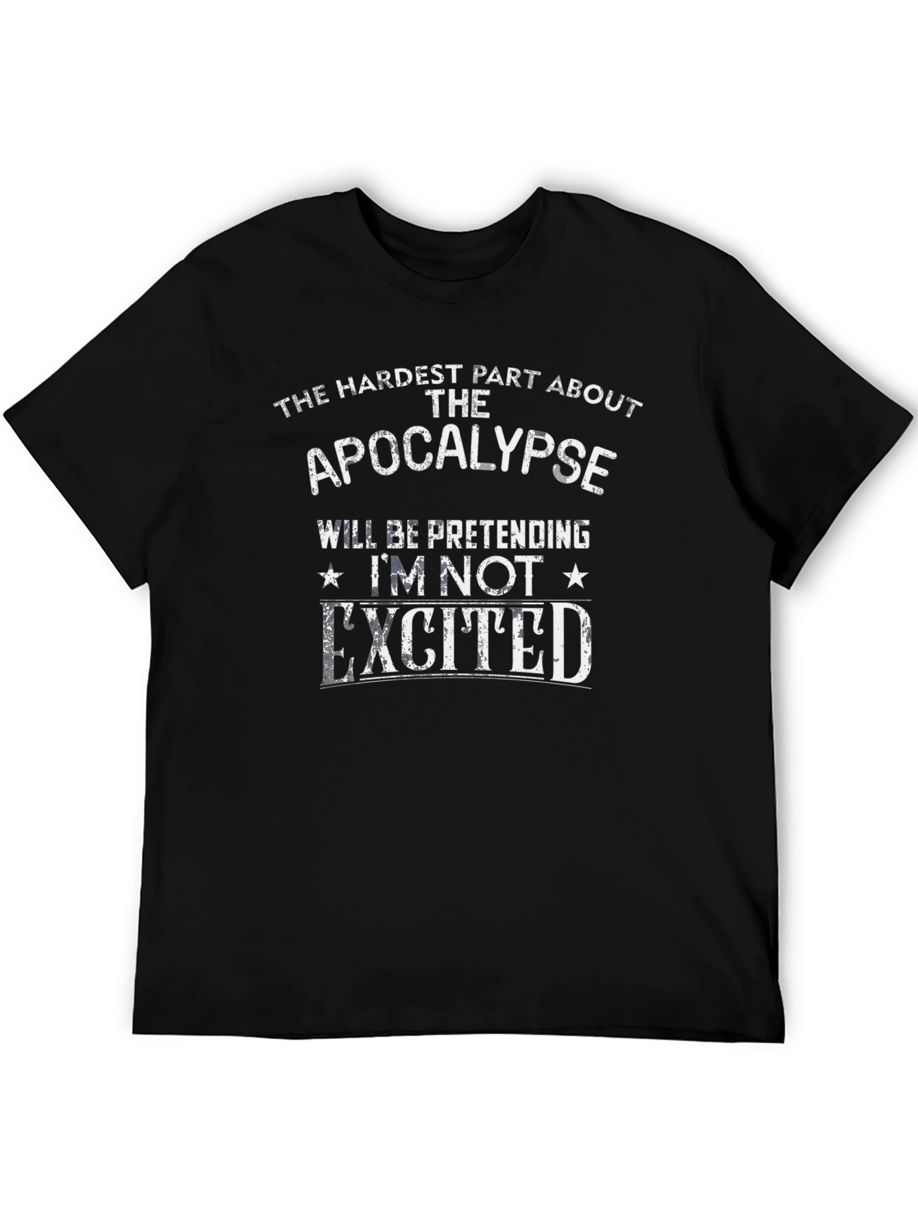 Apocalypse Excited Mens T-Shirt