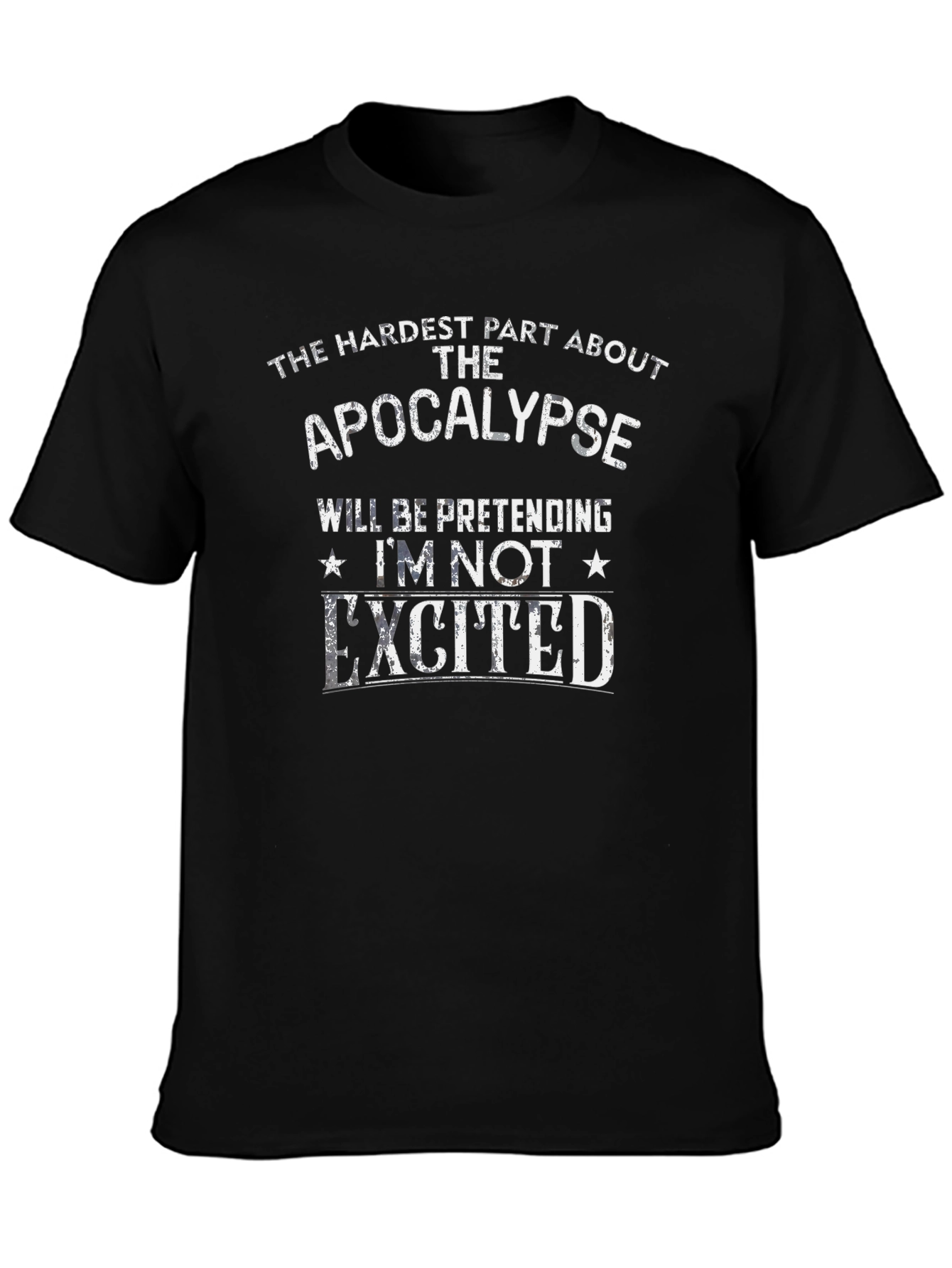 Apocalypse Excited Mens T-Shirt
