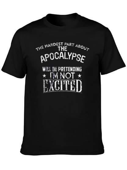 Apocalypse Excited Mens T-Shirt