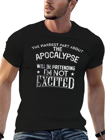 Apocalypse Excited Mens T-Shirt