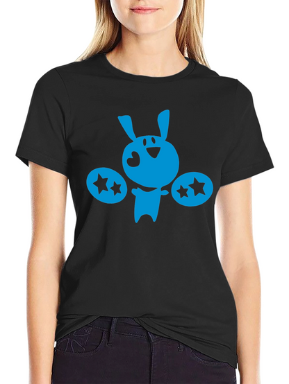 Whimsical Bunny Graphic T-Shirt