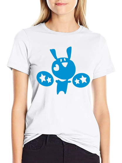 Whimsical Bunny Graphic T-Shirt