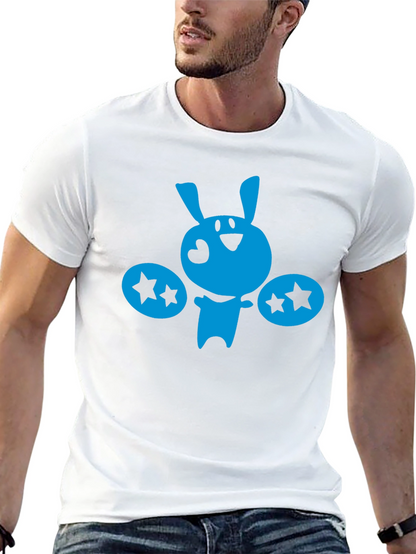 Whimsical Bunny Graphic T-Shirt