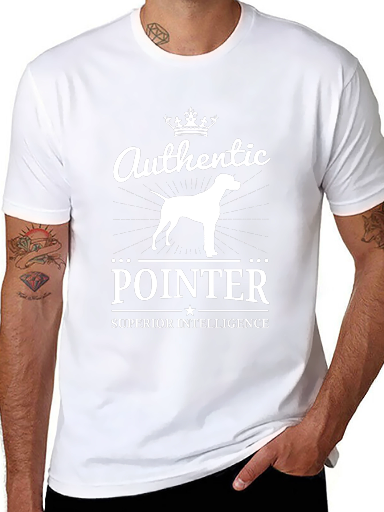 Authentic Pointer Dog Graphic Tee