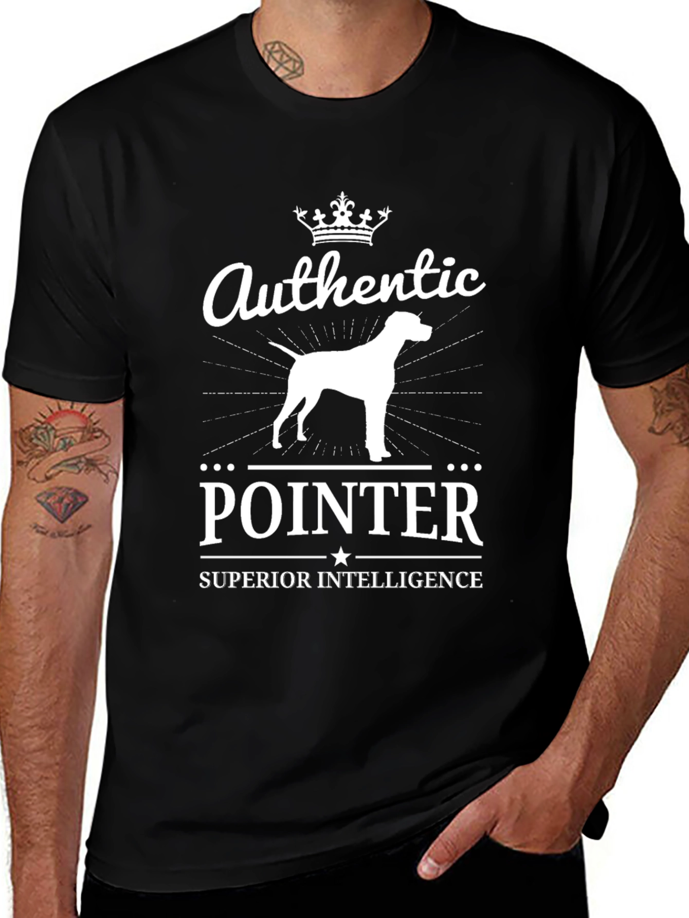 Authentic Pointer Dog Graphic Tee