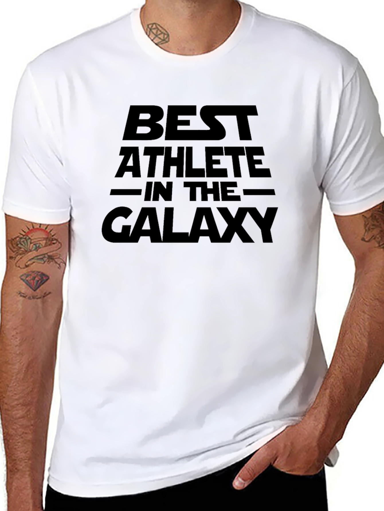 Best Athlete in the Galaxy T-Shirt - Black