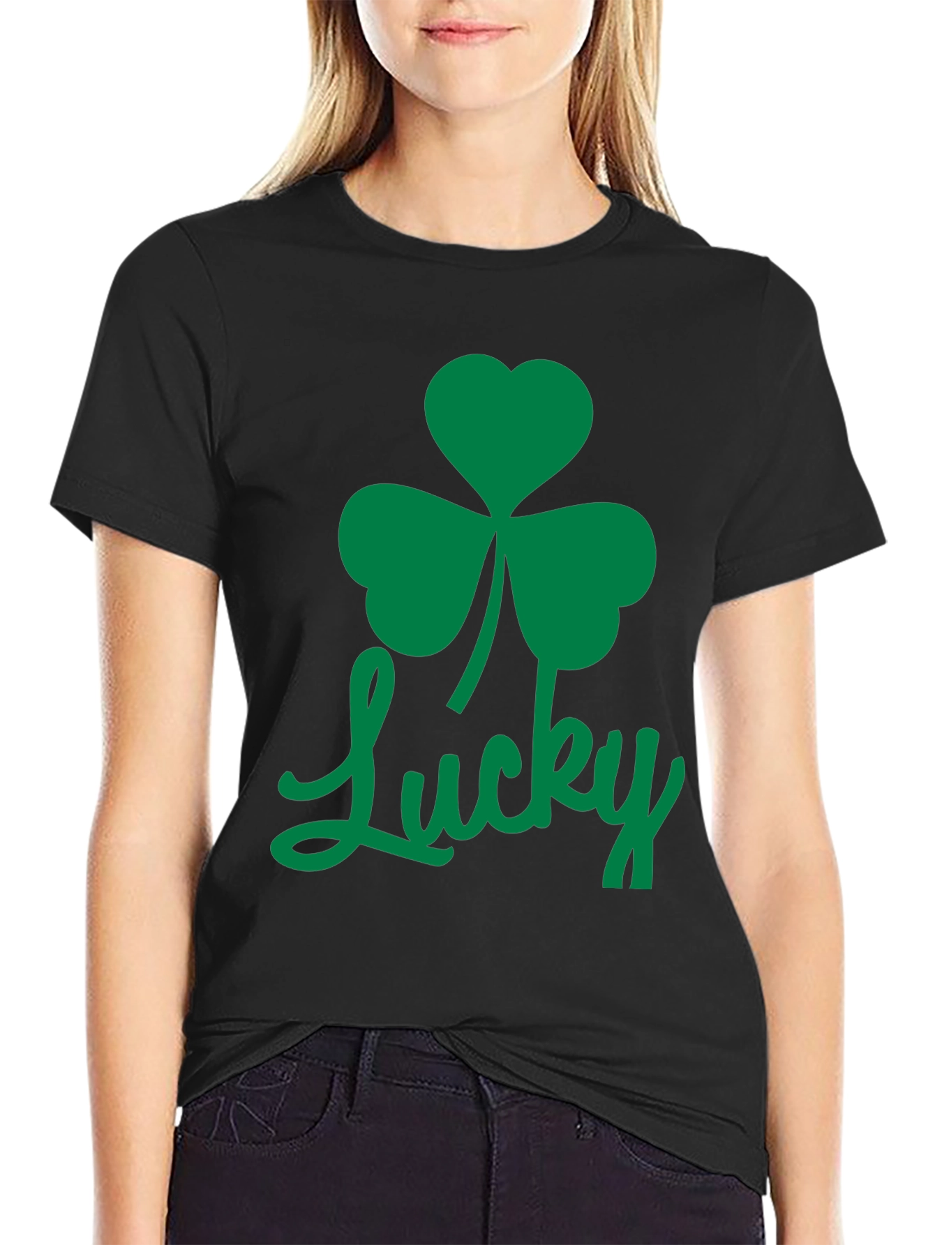 Lucky Shamrock Graphic T-Shirt