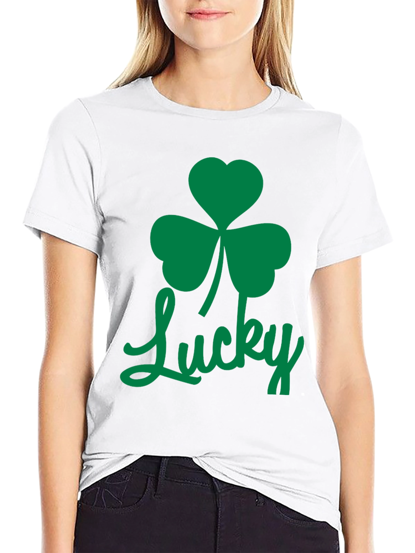 Lucky Shamrock Graphic T-Shirt