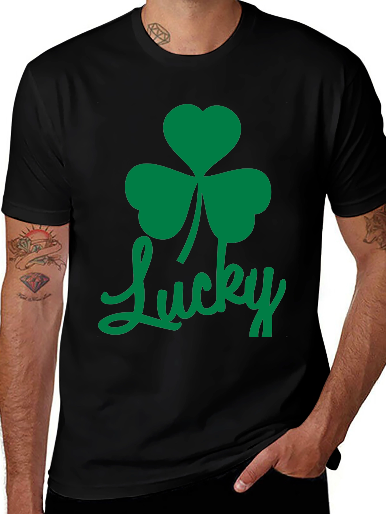 Lucky Shamrock Graphic T-Shirt