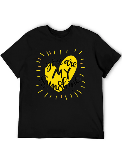 You Are My Sunshine Graphic Tee - Black