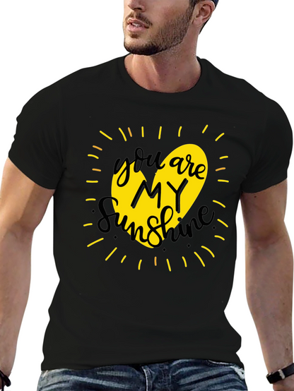 You Are My Sunshine Graphic Tee - Black