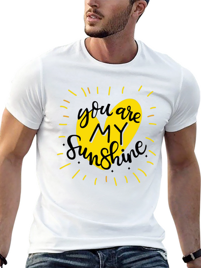 You Are My Sunshine Graphic Tee - Black
