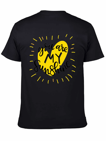You Are My Sunshine Graphic Tee - Black