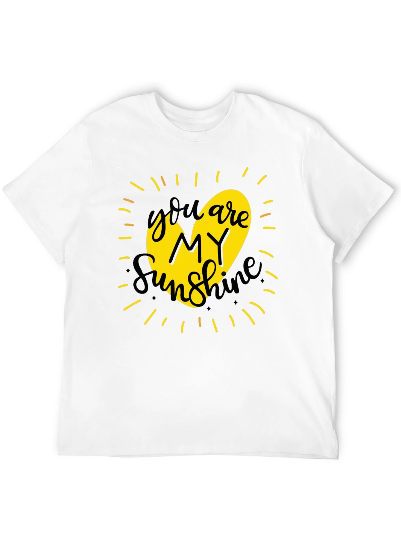 You Are My Sunshine Graphic Tee - Black