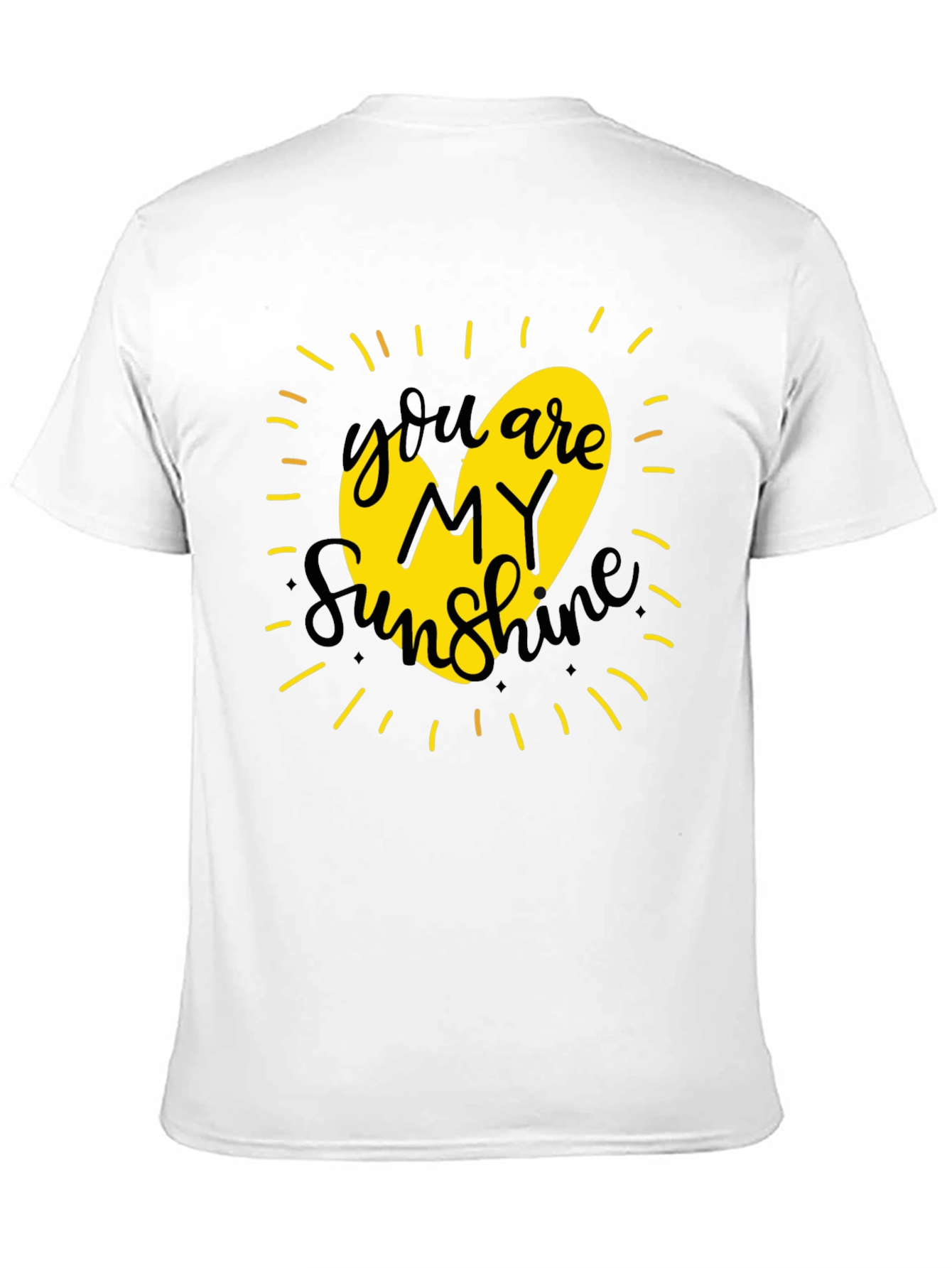 You Are My Sunshine Graphic Tee - Black