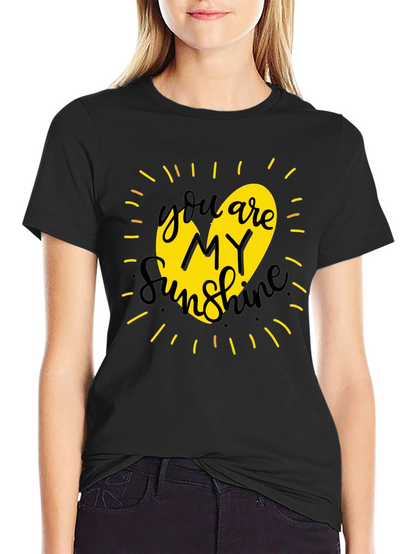 You Are My Sunshine Graphic Tee - Black