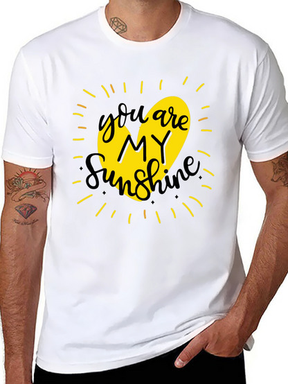 You Are My Sunshine Graphic Tee - Black