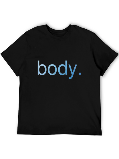 Body Text T-Shirt - Mens Fashion