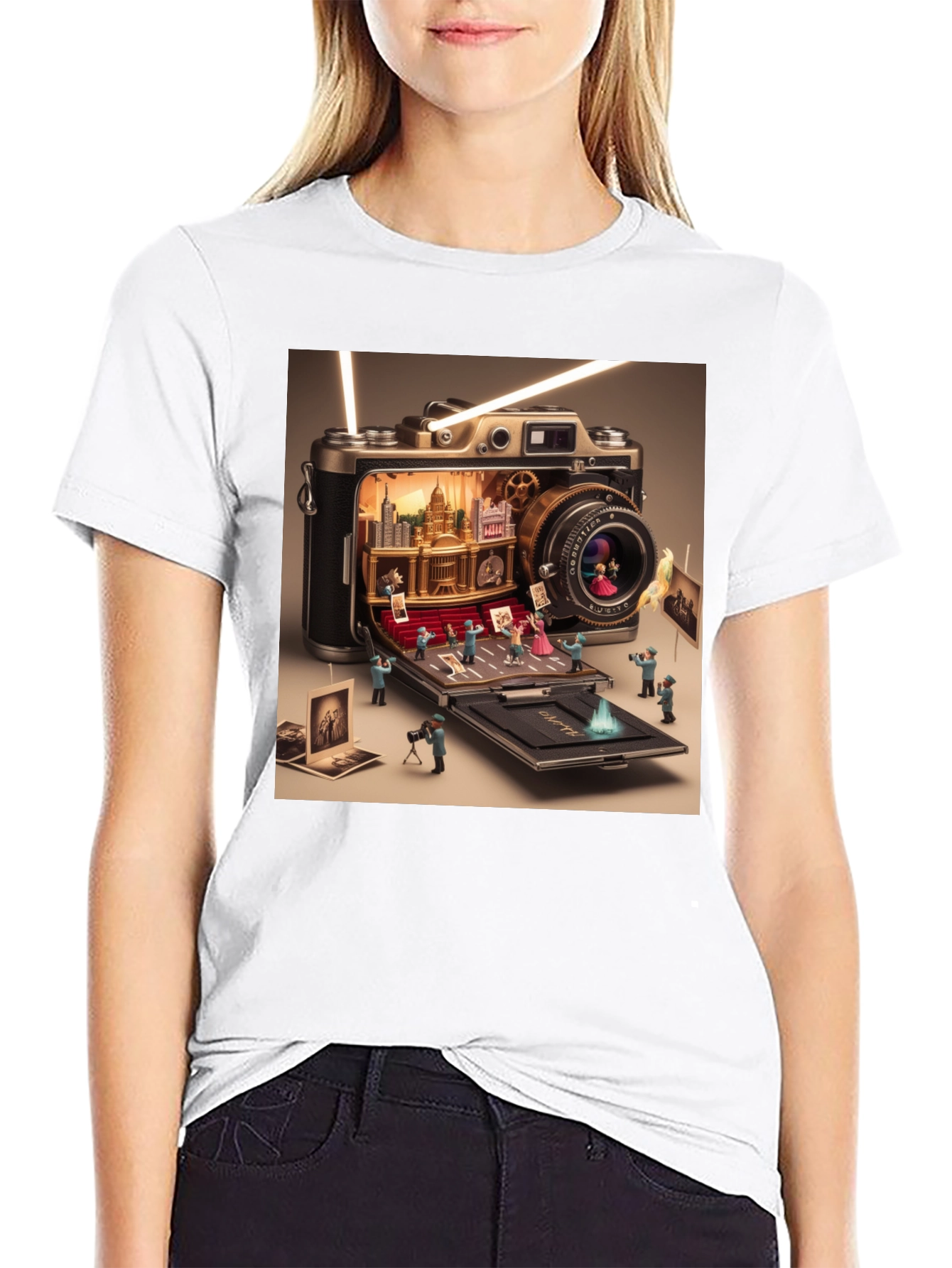 Camera City T-Shirt - Novelty Graphic Tee