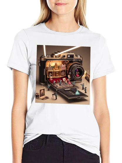 Camera City T-Shirt - Novelty Graphic Tee