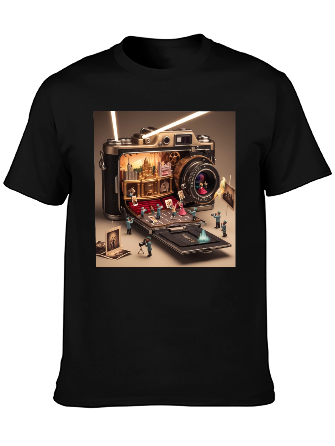 Camera City T-Shirt - Novelty Graphic Tee