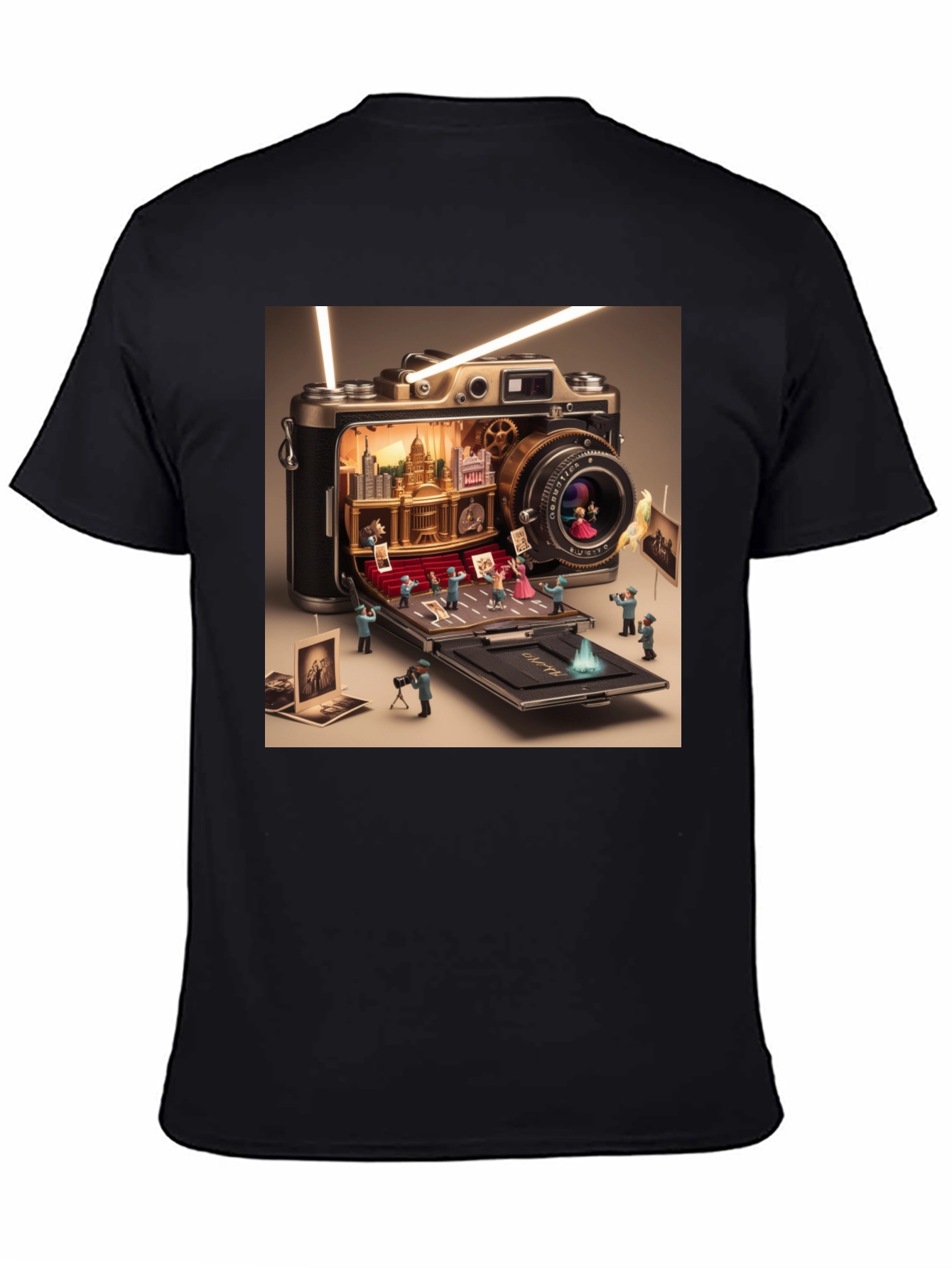 Camera City T-Shirt - Novelty Graphic Tee