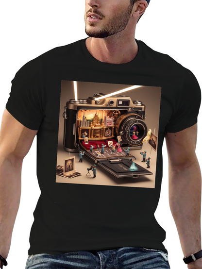 Camera City T-Shirt - Novelty Graphic Tee