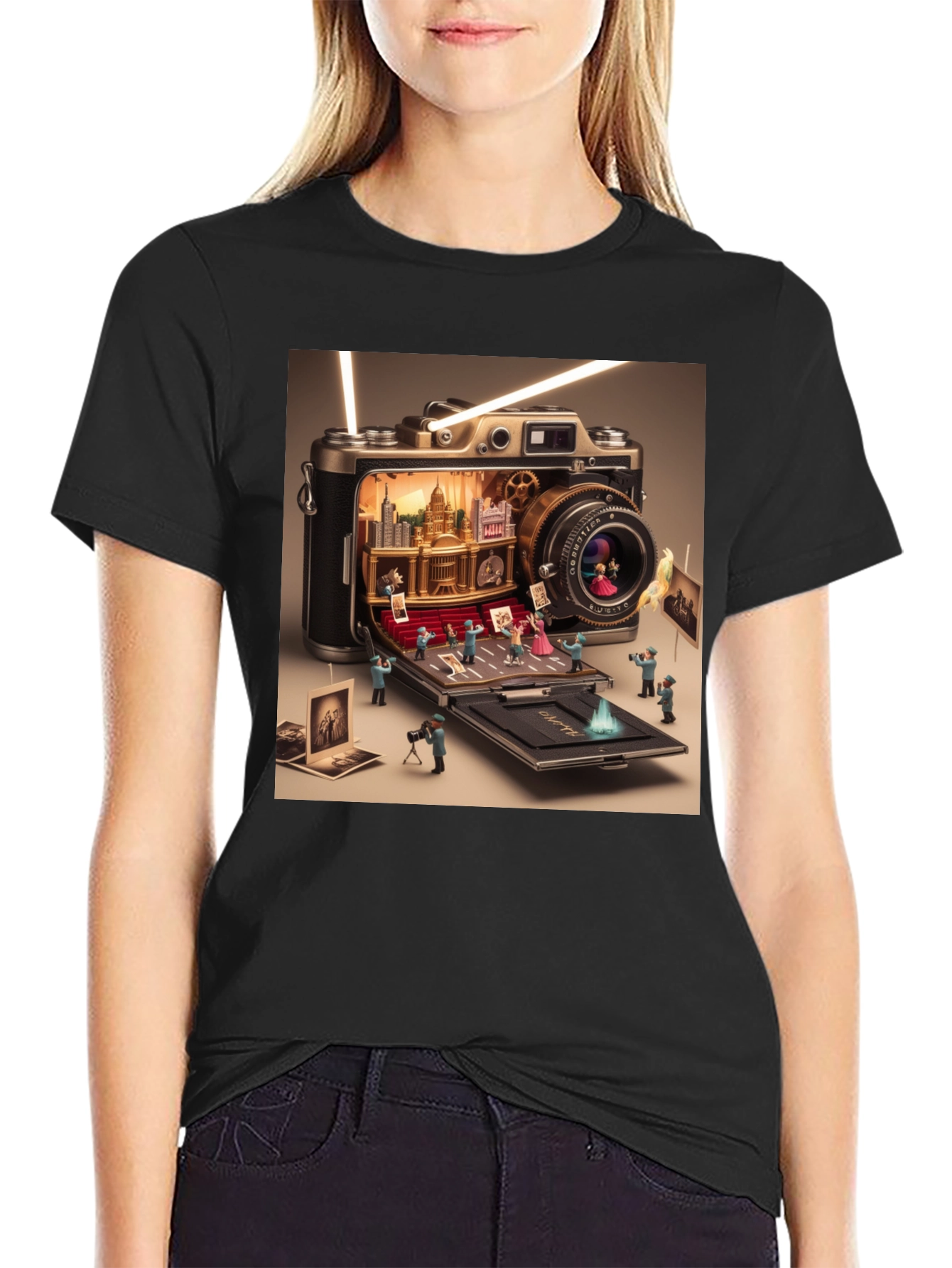 Camera City T-Shirt - Novelty Graphic Tee