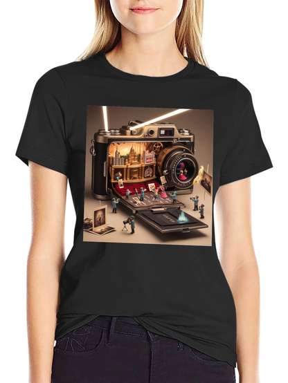 Camera City T-Shirt - Novelty Graphic Tee