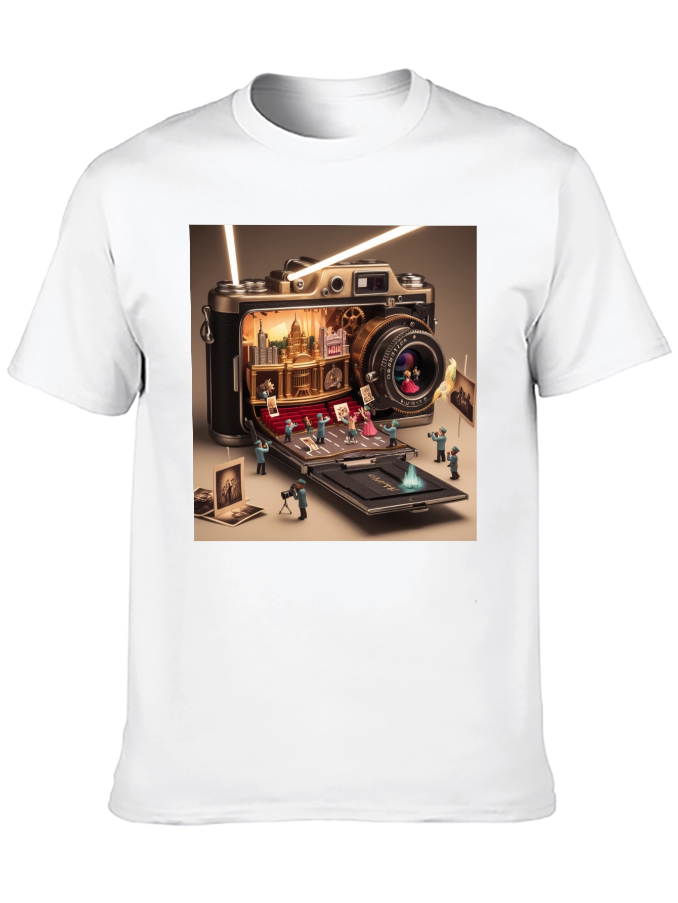 Camera City T-Shirt - Novelty Graphic Tee