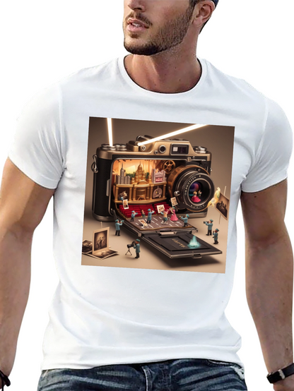 Camera City T-Shirt - Novelty Graphic Tee