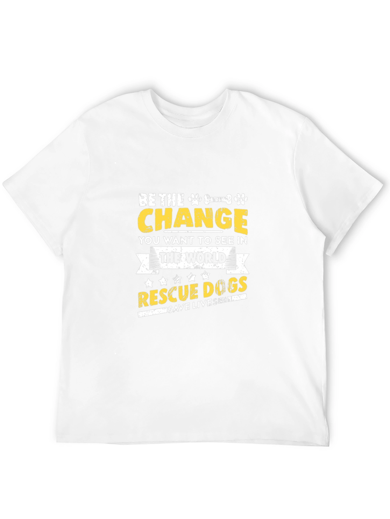 Be the Change Rescue Dog T-Shirt