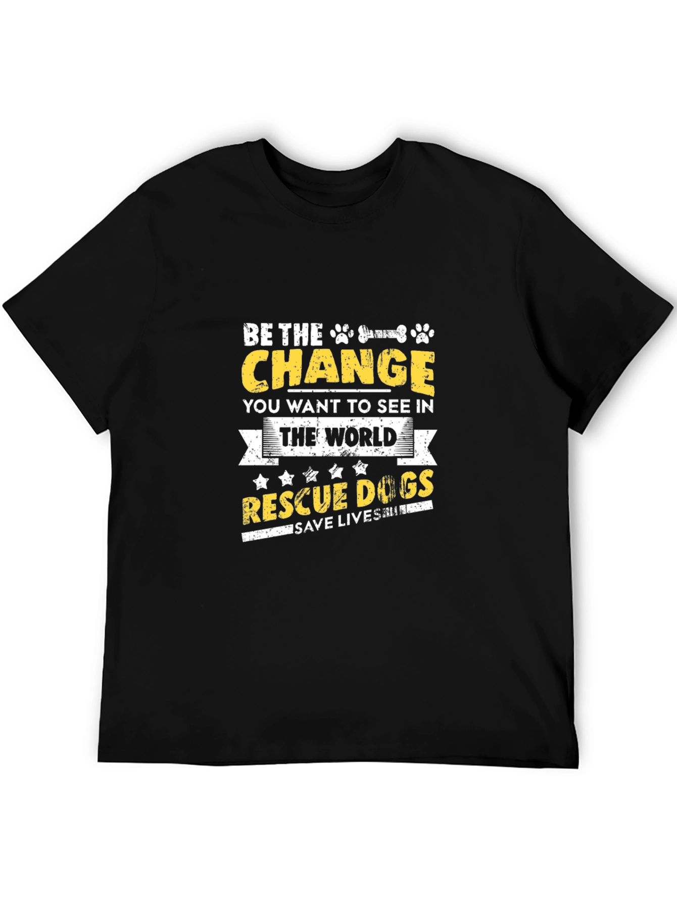 Be the Change Rescue Dog T-Shirt
