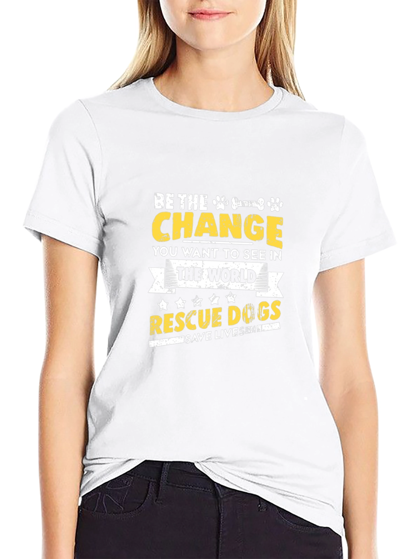 Be the Change Rescue Dog T-Shirt