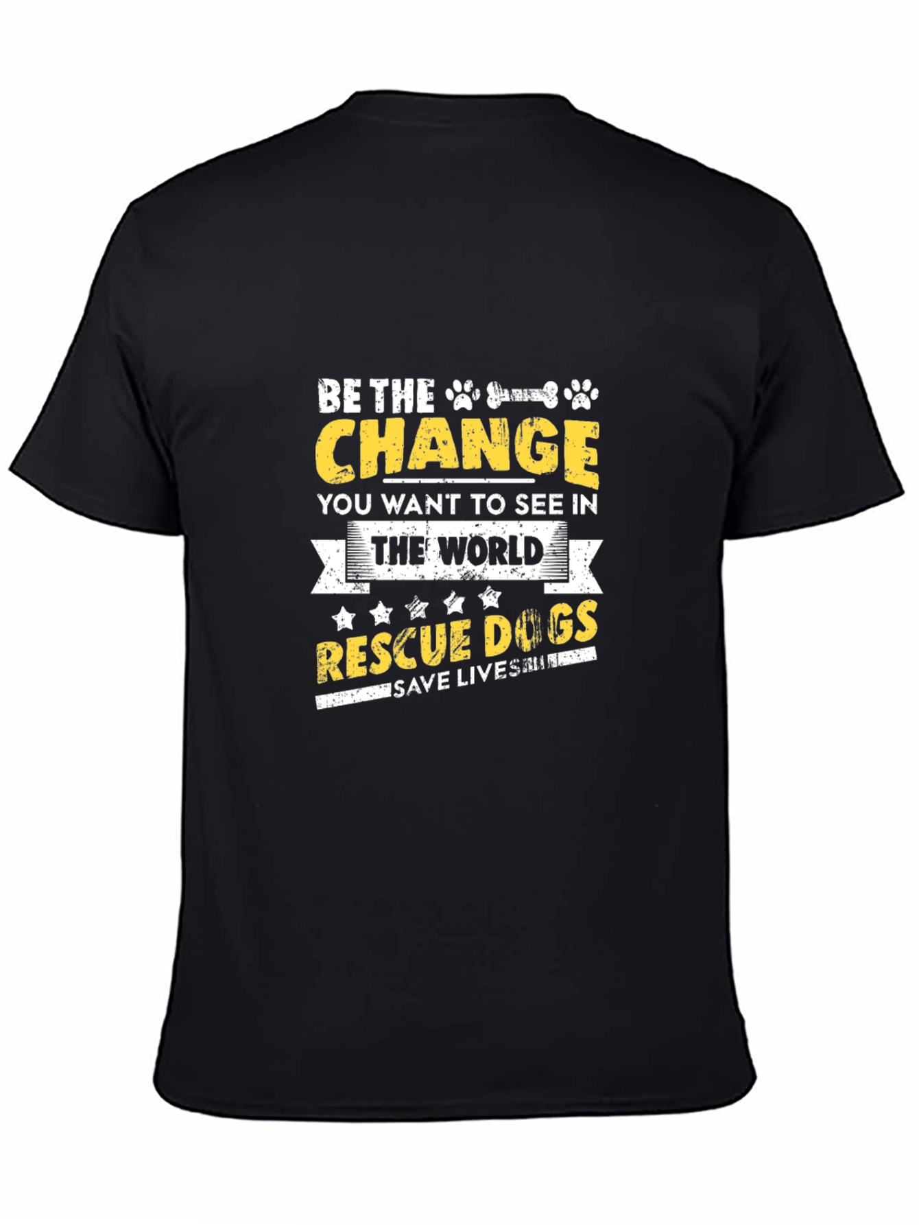 Be the Change Rescue Dog T-Shirt