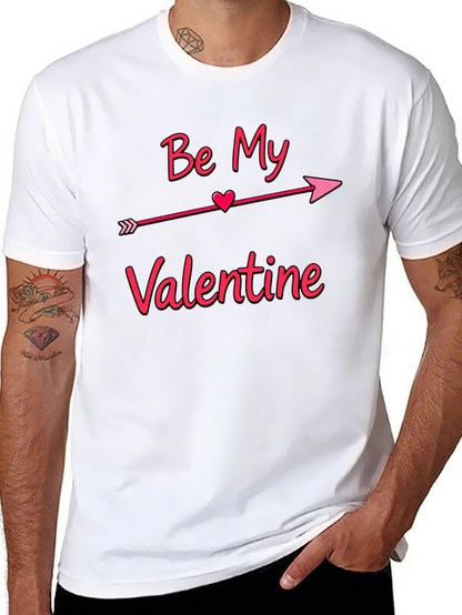 Be My Valentine T-Shirt - Arrow Heart Design